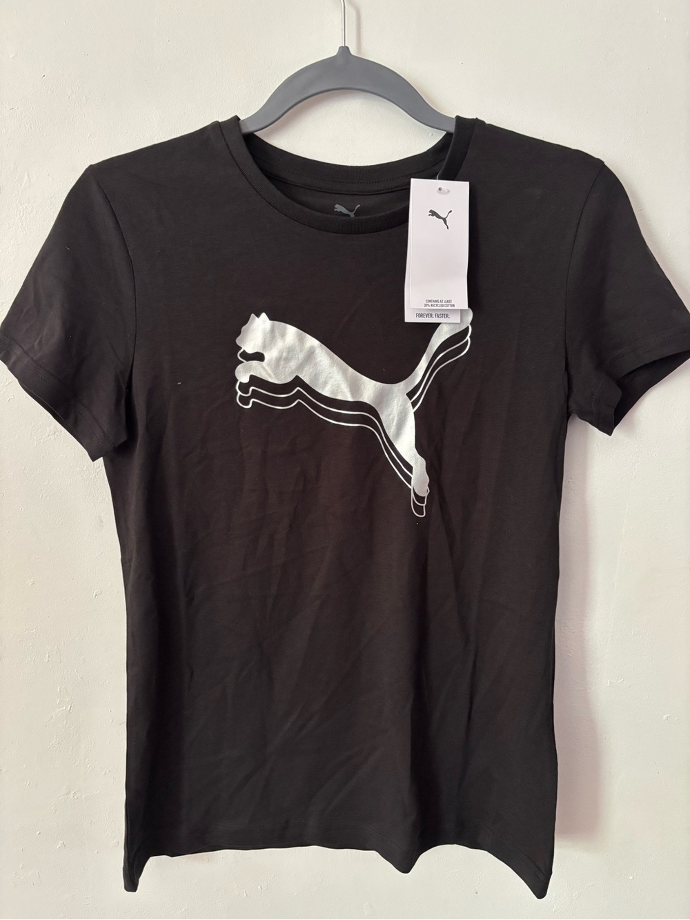 Puma Black-Metallic Silver Shirt